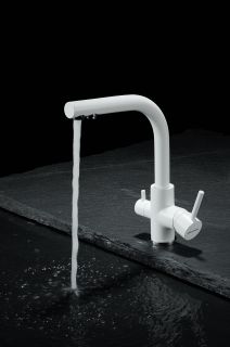 Смеситель для кухни Paulmark Essen Es213011-431TW белый матовый Смеситель для кухни Paulmark Essen Es213011-431TW белый матовый