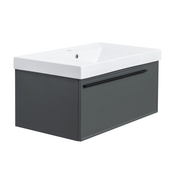 Тумба под раковину La Fenice Cubo FNC-01-ELB-G-80 77.6 см