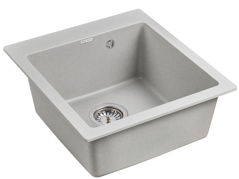 Мойка кухонная Paulmark Kante PM104651-GR серый Мойка кухонная Paulmark Kante PM104651-GR серый