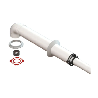 Горизонтальный дымоход 80/125, 7006721458