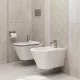 Унитаз подвесной Kerama Marazzi Плаза Модерн KMPMWc53GWh2 безободковый белый
