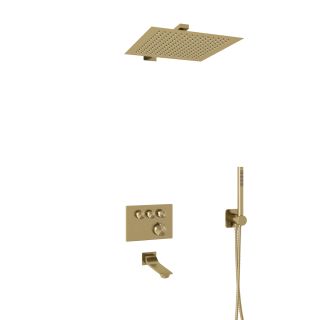 Душевой комплект WasserKRAFT Thermo A5558.180.198.285.194.286.174 T с термостатом золото матовое