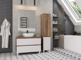 Зеркало Brevita Dakota DAK-01080 80см белый Зеркало Brevita Dakota DAK-01080 80см белый