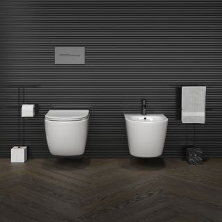 Биде подвесное Ceramica Nova Forma CN3010 белый Биде подвесное Ceramica Nova Forma CN3010 белый