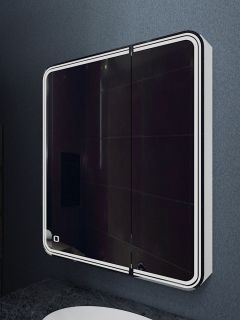 Зеркало-шкаф с подсветкой Art&Max Verona левый 80см белый AM-Ver-800-800-2D-L-DS-F Зеркало-шкаф с подсветкой Art&Max Verona левый 80см белый AM-Ver-800-800-2D-L-DS-F