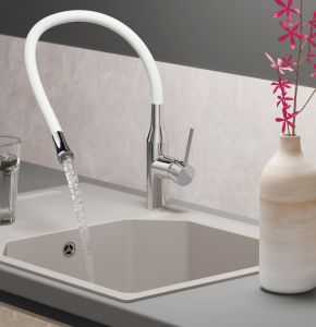 Смеситель для кухни Omoikiri Yatomi-BN-GR серый