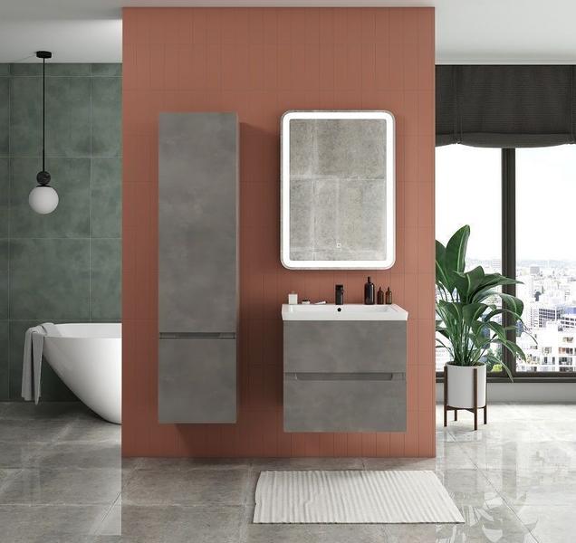Шкаф подвесной Art&Max Techno 40x160см левый айс какао AM-Techno-1600-AC-SO-FC305-L