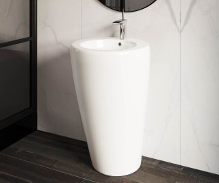 Напольная раковина Ceramica Nova Element CN1807 55см белый Напольная раковина Ceramica Nova Element CN1807 55см белый