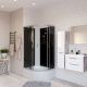 Душевая кабина Niagara NG-2510-14LBK 120x80см серебро/тонированное