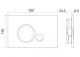 Комплект 3 в 1 BelBagno BB8001CHR/SC/BB002-80/BB014-SR-BIANCO унитаз подвесной с сиденьем TRE BB8001CHR/SC система инсталляции для унитазов  BB002-80  с кнопкой смыва BB014-SR-BIANCO