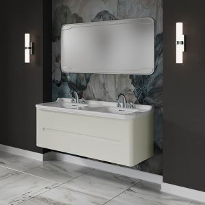 Тумба под раковину Kerasan Waldorf 144 925430 подвесная Bi vaniglia matt