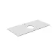 Столешница для накладных раковин Kerama Marazzi Монте Тиберио PL1.SG50008220R\120 120 см белый натуральный