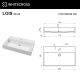 Раковина Whitecross Lois 0746.080049.200 80 см белый матовый