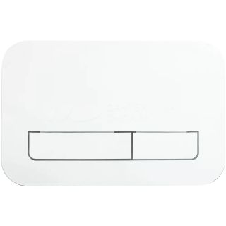 Кнопка смыва Veconi FLUSH V12, FLV12-W, 240х162х7, пластик, белый глянец