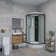 Душевая кабина Niagara NG-6703-14P 80x80см чёрный/прозрачное