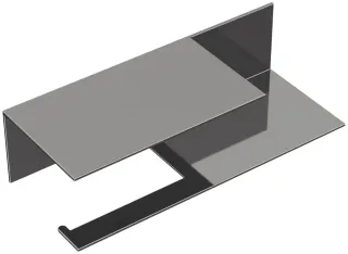 Держатель туалетной бумаги Boheme Qubic 10721-2-SGM графит