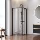 Душевой уголок Am.Pm X-joy W94G-403-8080-BТ1К 80x80 см без поддона чёрный матовый