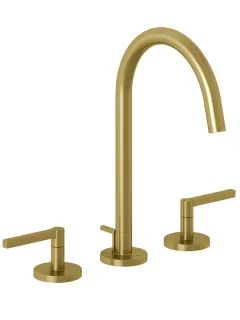 Смеситель для раковины Kludi Nova Fonte Puristic 20143N015 брашированное золото