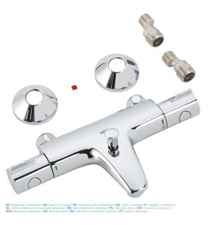 Смеситель для ванны с термостатом Grohe Grohtherm 800 34567000Gr хром
