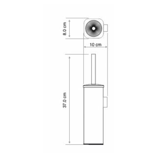 Щётка для унитаза WasserKRAFT K-1167W белый матовый