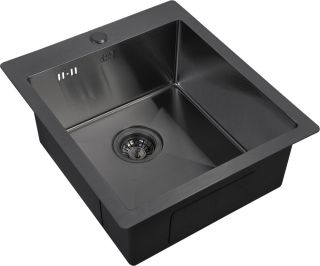 Мойка кухонная Zorg Inox PVD PVD 4551 GRAFIT Мойка кухонная Zorg Inox PVD PVD 4551 GRAFIT