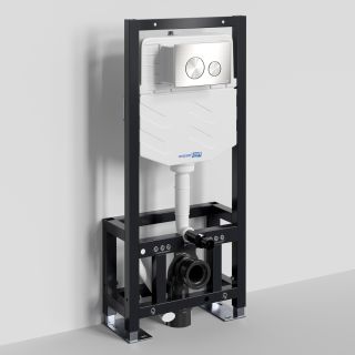 Система инсталляции для унитазов WasserKRAFT Dill 61TLT.010.ME.BN02 с кнопкой смыва