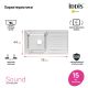 Кухонная мойка IDDIS Sound SND78SDi77 78см сталь