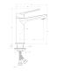 Комплект смесителей для ванной комнаты BelBagno COMFORT-CVD/LS-01 хром