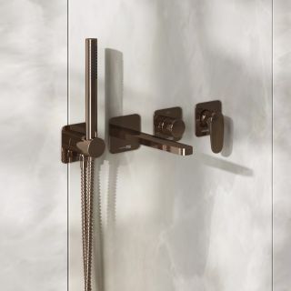 Смеситель для душа WasserKRAFT Asphe 7751 розовое золото