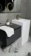 Раковина напольная Armadi Art Cube Corian 802-3R-MW 48 см белый матовый