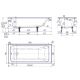Ванна чугунная Delice Parallel DLR220504RB-AS 160х70 с черными матовыми ручками
