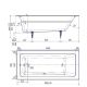Ванна чугунная Delice Parallel DLR220506RB-AS 180х80 с черными матовыми ручками