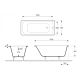 Ванна чугунная Delice Prestige DLR230611R 175x75 с отверстиями под ручки