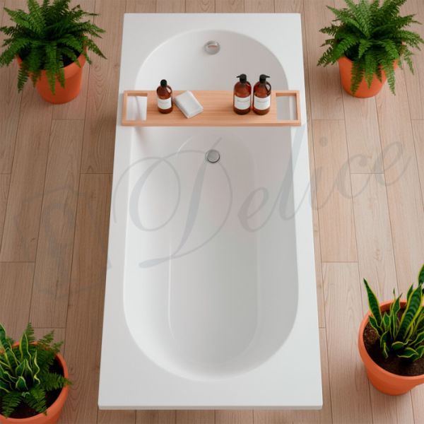 Ванна из литьевого мрамора Delice Bravo DLR330036-G 150x70 см глянцевая