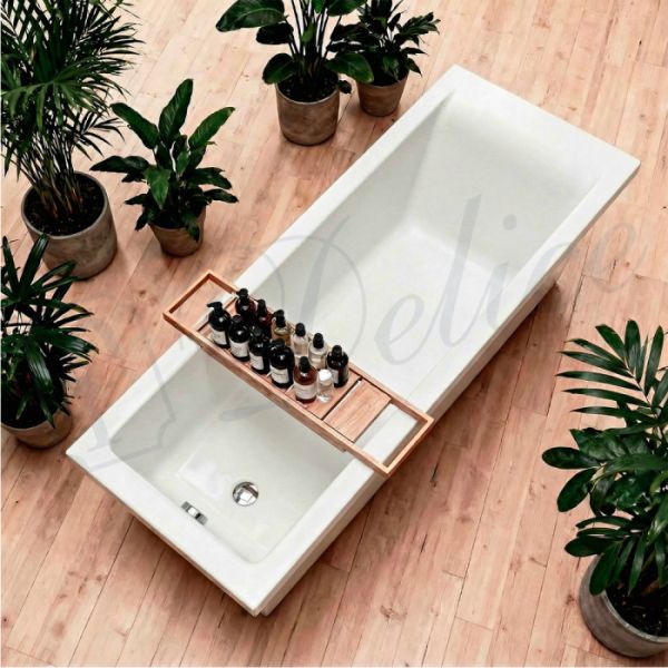 Ванна из литьевого мрамора Delice Diapason DLR330004-G 160x70 глянцевая