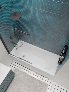 Ванна из искусственного камня BelBagno BB-DELTA-170-75-46-MR-W-MATT-LEG-SET 170x75 см в комплекте с ногами белый матовый