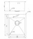 Мойка для кухни Milacio Denia 41 Steel MC.77468 брашированное золото