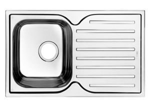 Кухонная мойка IDDIS Strit STR78SDi77 78см сталь