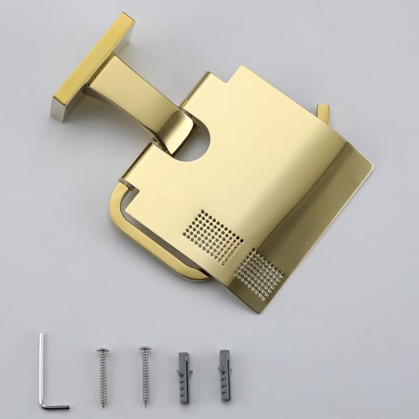 Держатель для туалетной бумаги Gappo G0703-3 золото