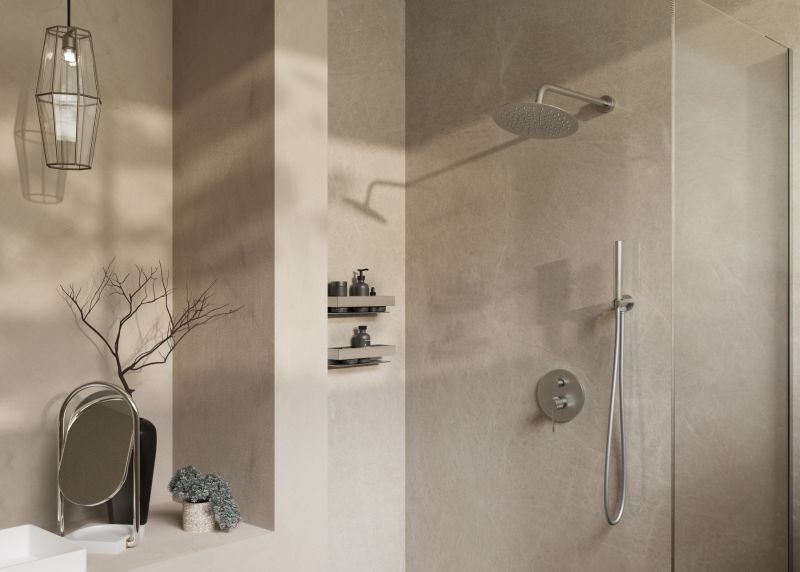 Душевой комплект Vincea Desire VSFW-1D1BN, встраиваемый, 2 режима, брашированный никель