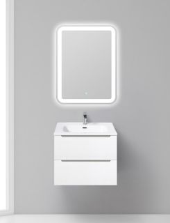 Тумба под раковину BelBagno подвесная 60x50см Bianco Lucido ETNA39-600/390-2C-SO-BL-P