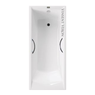 Ванна чугунная Vinsent Veron Devon VDV1908045H/E60327CH с ручками хром 190х80 см