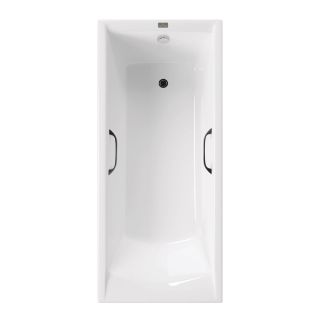 Ванна чугунная Vinsent Veron Devon VDV1908045H/VH0012BL с ручками черными матовыми 190х80 см