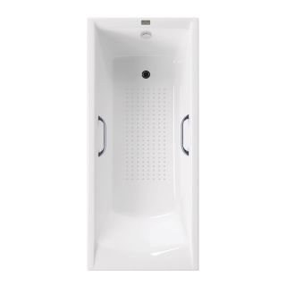 Ванна чугунная Vinsent Veron Devon VDV1757045H/VH0012CH-AS с ручками хром 175х70 см