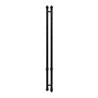 Полотенцесушитель электрический Indigo Гэтсби 2 DG2E120-10EZBL 10x120 см экзо чёрный