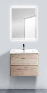 Тумба под раковину BelBagno подвесная 60x50см Rovere Galifax Bianco KRAFT-600-2C-SO-RGB