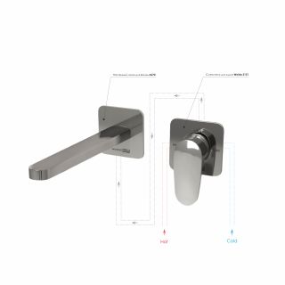 Смеситель для раковины WasserKRAFT Weida A3151.270 хром