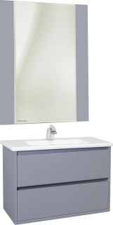 Тумба под раковину Bellezza Лоренцо 80см серебро 00000007030 Тумба под раковину Bellezza Лоренцо 80см серебро 00000007030