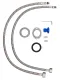 Смеситель для раковины Wonzon & Woghand Diamond WW-88239011-BN брашированный никель
