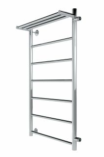 Полотенцесушитель водяной Indigo Line LLSHSW90-60R-б/п-80 с полкой 90x60 см хром
